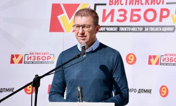 Mickoski nga Lozova: Qytetarët në rrethin e parë votuan për Maqedoninë, në rrethin e dytë dilni edhe më masovikisht