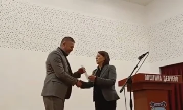 Доделени уверенијата на новоизбраниот градоначалник на Делчево Иван Гоцевски и членовите на Советот