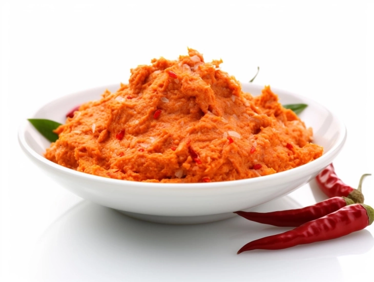 Sallatë me fasule dhe speca të tharë