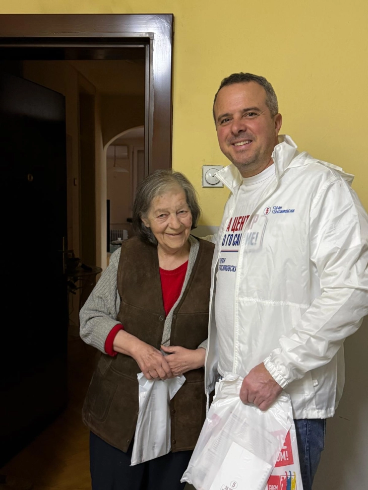 Герасимовски: Ги повикувам сите центарци во недела да гласаат за Центар што го сакаме