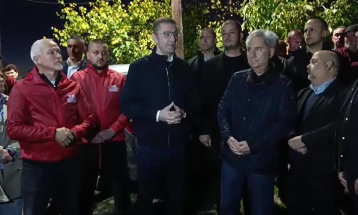 Mickoski: On November 2, go out and vote so we can continue reforms in Zrnovci and Cheshinovo-Obleshevo