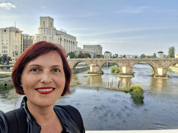 Словенечката писателка Симона Хамер на книжевна резиденција во Скопје