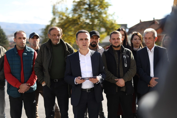 Касами: Продолжува трансформацијата на Тетово, нов изглед на улиците во населба Поток