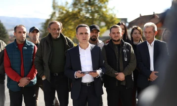 Касами: Продолжува трансформацијата на Тетово, нов изглед на улиците во населба Поток