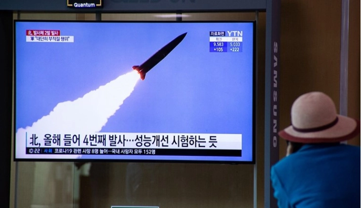 Pyongyang test-fires cruise missiles before Trump's South Korea visit