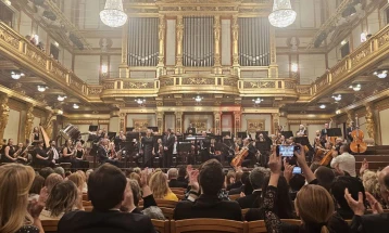 Filarmonia e Maqedonisë dhe Durlovski me triumf në Sallën e Artë të Muzikferajnit në Vjenë