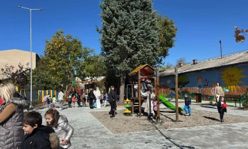 Во Велес отворено ново детско игралиште „Зоки Поки“ во чест на бизнисменот Љутков