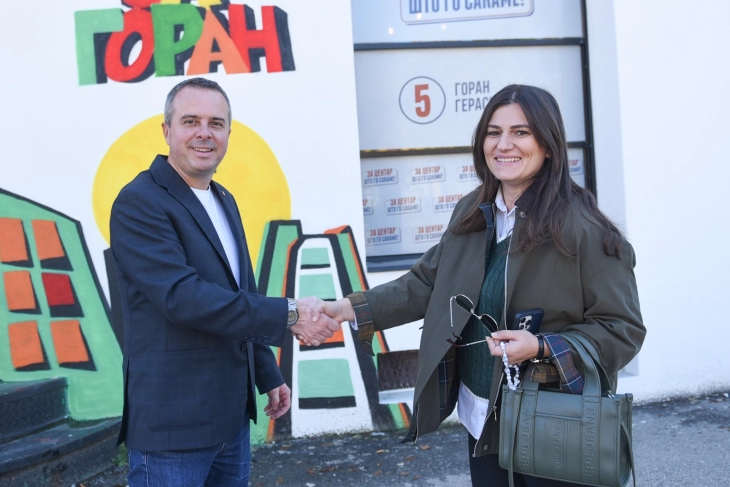 Зајкова со поддршка на Герасимовски за втор градоначалнички мандат