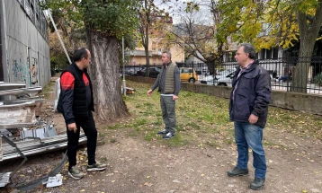 Герасимовски: Го санираме покривот на фискултурната сала на училиштето „Песталоци“, создаваме подобри услови за учениците