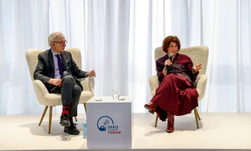 Oбраќање на претседателката Сиљановска-Давкова на осмиот Париски мировен форум