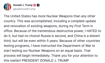 Русија го предупреди Трамп да го обновува тестирањето на нуклеарно оружје