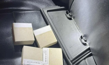 Муниција пронајдена во возило, приведен скопјанец