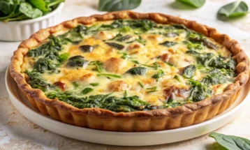 Тарт со спанаќ и сирење