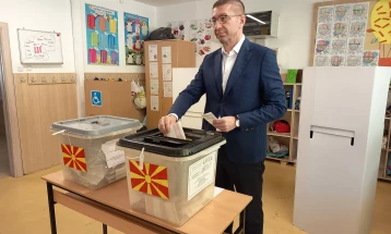 Mickoski: Local elections a continuation of reforms and development