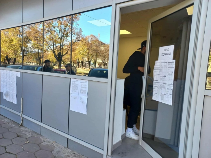 Кочани – до 17 часот излезеност од 34, 04 отсто