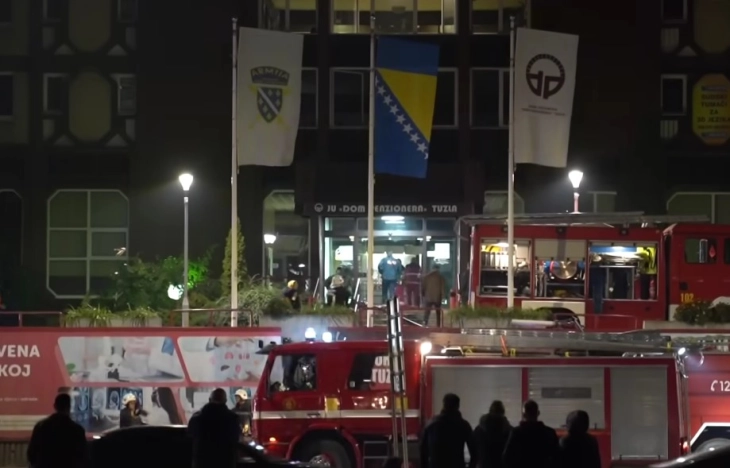 Ten killed in fire at care home in Tuzla, Bosnia and Herzegovina