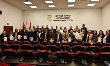 Избраните кандидати за советници во Општина Тетово ги добија уверенијата