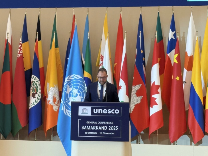 Ljutkov says Macedonia committed to promoting cooperation with UNESCO