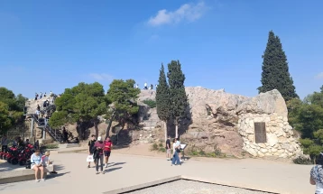 MIA at Areopagus, where St. Paul first preached Christianity to the Athenians