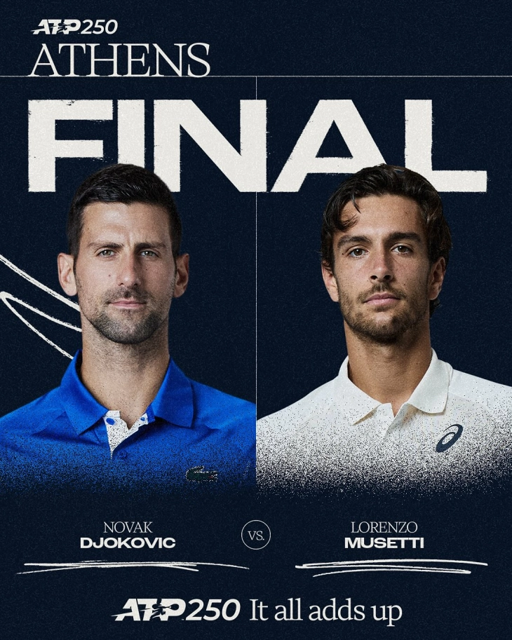 Мусети спаси меч-топка за финале против Ѓоковиќ во Атина