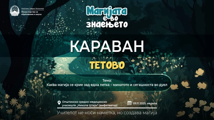 Панел-дискусија во Тетово во рамки на кампањата на МОН „Магијата е во знаењето“