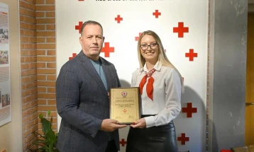 Признание за Црвен крст Крива Паланка за надминат план за крводарителство