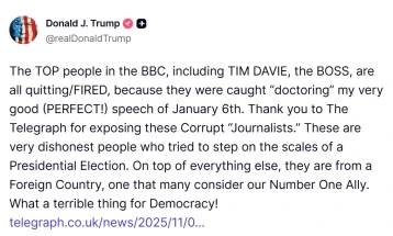 Трамп ги оцени новинарите на Би-Би-Си како корумпирани поради спорната монтажа на неговиот говор