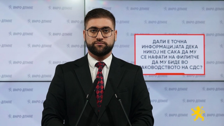 Манасиевски: Дали е точна информацијата дека никој не сака да му се нафати на Филипче да му биде во раководството на СДС?