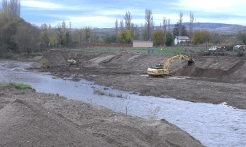Почна регулацијата на реката Брегалница со каскадно уредување кај карбинското село Долни Балван