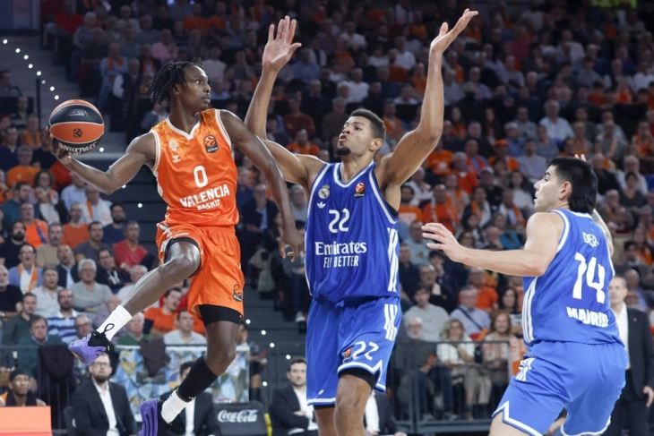 Валенсија подобра од Реал  во шпанската пресметка во Евролигата