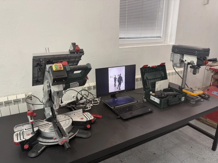 Нова лабораторија за работа во дрво отворена на Факултетот за ликовни уметности - Скопје