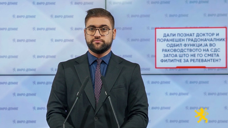 Манасиевски: Дали познат доктор и поранешен градоначалник одбил функција во раководството на СДС затоа што не го смета Филипче за релевантен