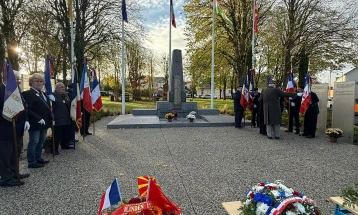 Традиционална комеморација на загинати 33 македонски борци под француско знаме на македонски фронт 1914-1918 во Коломбел