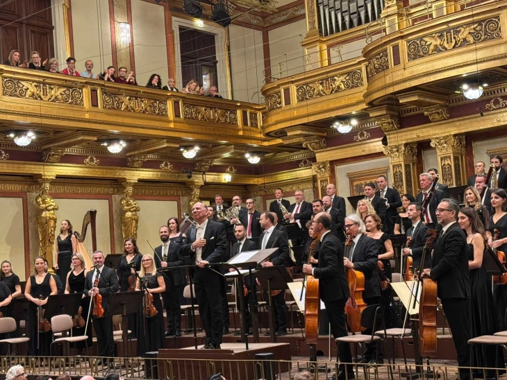 Exclusive to MIA, maestro Yeruham Sharowsky after leading Macedonian Philharmonic in Musikverein concert: Performing at that holy place felt like history is watching us