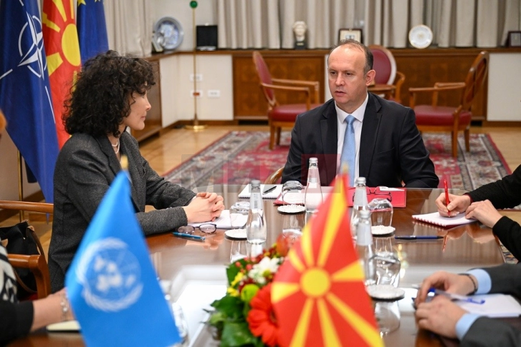 Takimi i kryetarit Gashi me koordinatoren e përhershme të KB-së, Rita Kolumbia