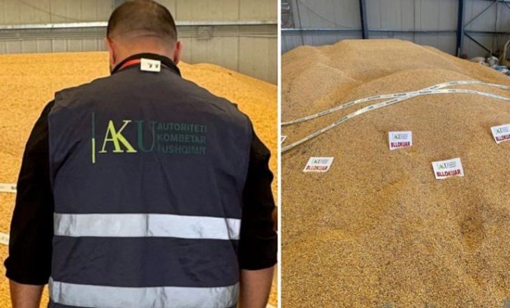 Албанските власти блокираа 75 тони пченка увезена од Србија