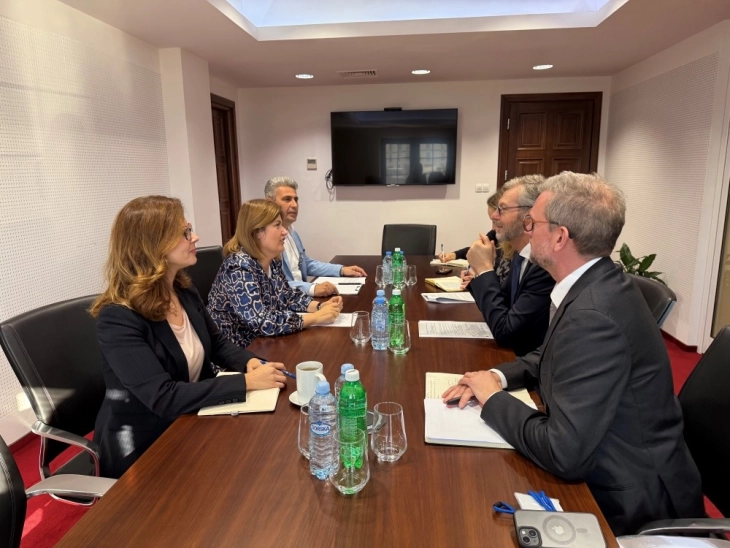 Bozhinovska, de Groot discuss opportunities for major energy investments and green transition in Macedonia