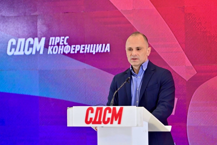 Прес-конференција на лидерот на СДСМ Венко Филипче (во живо)