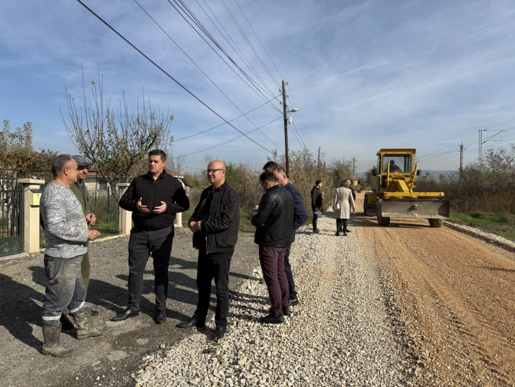 Реконструкција на улица „30“ во населба Илинден