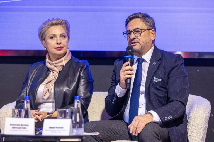 Заменик-министерот Ристески учествуваше на панел дискусија во рамки на Саемот за женско претприемништво ЕКСПО 2025 Скопје