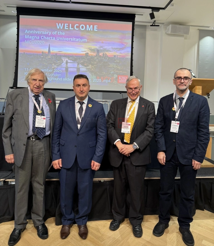 Delegacioni i Universitetit të Tetovës mori pjesë në shënimin e përvjetorit të Magna Charta Universitatum që u mbajt në Londër