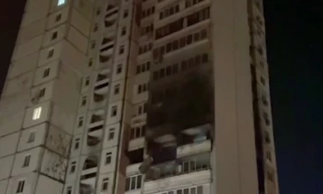 Едно лице загина, а 24 се повредени во ноќешниот руски напад врз Киев