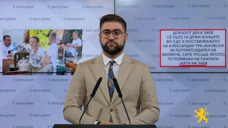 Манасиевски: Доказот дека Заев се уште ги држи конците во СДС е поставувањето на Александар Трајановски за потпретседател на Филипче, сите тројца летото го поминаа на скапата јахта на Заев