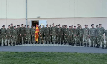 Lafchiski visits Macedonian troops deployed to NATO Forward Land Forces in Romania, Bulgaria
