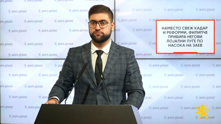 Манасиевски: Наместо свеж кадар и реформи, Филипче прибира негови лојални луѓе по насока на Заев