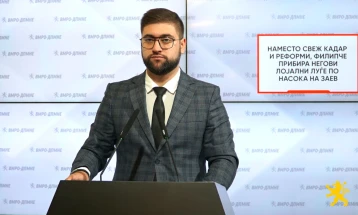 Манасиевски: Наместо свеж кадар и реформи, Филипче прибира негови лојални луѓе по насока на Заев