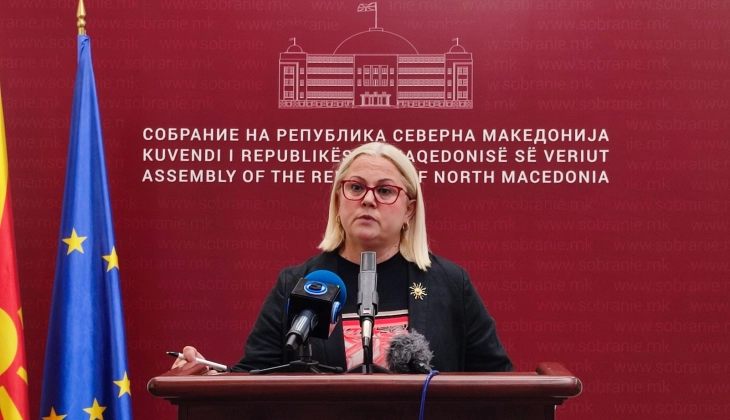 Stojanoska: Propozim- buxheti për vitin 2026 synon konsolidimin fiskal me qëllim uljen e deficitit dhe rritjen ekonomike