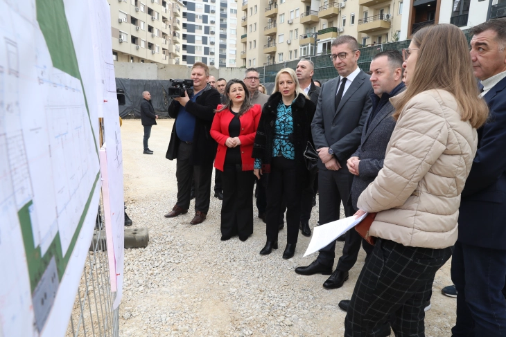 Filloi ndërtimi i kopshtit të ri të fëmijëve në Maxhari Triangla, komuna e Gazi Babës