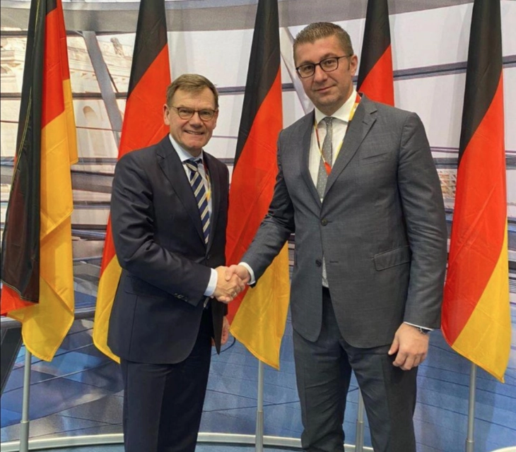 Министерот за надворешни работи на Германија Јохан Вадефул во посета на Скопје