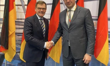 Министерот за надворешни работи на Германија Јохан Вадефул во посета на Скопје